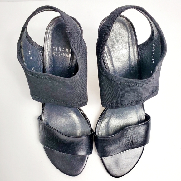 Stuart Weitzman Black Sandals - Picture 5 of 6